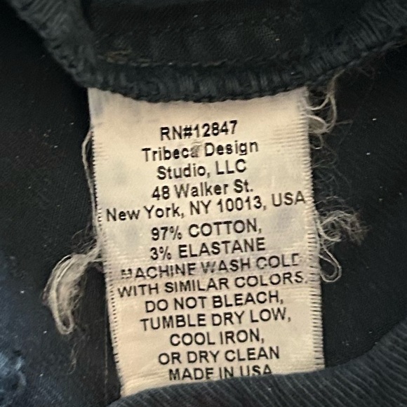 Nili Lotan | Women's Navy Blue Tie Waist Nolan Ankle Pants Drop Crotch Size 4 - Picture 13 of 13